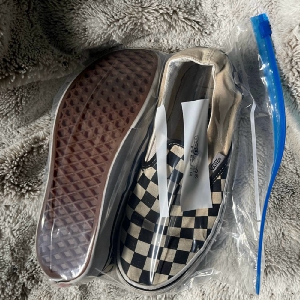 dirty checkered vans women’s size 6.5 - Picture 2 of 5